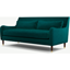 Picture of Content by Terence Conran Oksana 3 Seater Sofa, Plush Mallard Velvet with Dark Wood Brass Leg