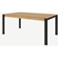Picture of Corinna 8 Seat Dining Table, Oak & Black