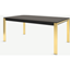 Picture of Corinna 8 Seat Dining Table, Concrete & Brass