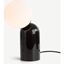 Picture of Vetro Table Lamp, Black and Opal Glass