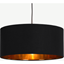Picture of Oro Pendant Drum Lamp Shade, Black and  Copper
