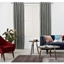 Picture of Julius Velvet Eyelet Lined Pair of Curtains, 168 x 228cm, Silver Grey