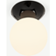 Picture of Vetro Bathroom Large Ceiling Light, Black