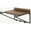 Picture of Lomond Wall Mounted Bike Stand, Mango Wood & Black