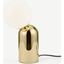 Picture of Vetro Table Lamp, Brass & Opal Glass