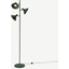 Picture of Ogilvy Floor Lamp, Green & Antique Brass