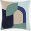 Picture of Lanua Embroidered Cushion, 45 x 45cm, Blue Multi