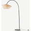 Picture of Weaver Arc Overreach Floor Lamp, Natural Bamboo