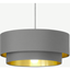 Picture of Oro Layered Pendant Shade, Grey & Brass