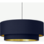 Picture of Oro Layered Pendant Shade, Navy & Brass