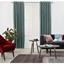 Picture of Julius Velvet Eyelet Lined Pair of Curtains, 135 x 260cm, Slate Blue