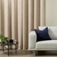 Picture of Selky Corduroy Eyelet Pair of Curtains, 140 x 260cm, Soft Taupe