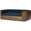Picture of Kyali Dog Sofa & Storage, L /XL, Natural Walnut & Navy