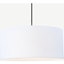 Picture of Porto Linen Lamp Shade, 45 x 20cm, White