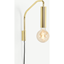 Picture of Lennox Overreach Wall Lamp, Brass