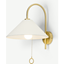 Picture of Natalie Wall Lamp, Brass & White