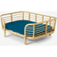 Picture of Syla Rattan Pet Bed, Natural & Green, L/XL