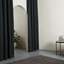 Picture of Marzia Pair of Curtains Eyelet 135 x 260cm, Charcoal Grey