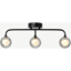 Picture of Masako LED 3 Light Bar Ceiling Lamp, Smoked & Opal Glass