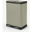 Picture of Colter 60L, Soft Close Double Recycling Pedal Bin, x2 30L, Sand