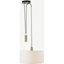 Picture of Teo Pendant Lamp, Antique Brass & White