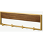 Picture of Emsworth Wall Mounted Hooks, Mango Wood & Brass