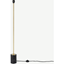 Picture of Qasim Floor Lamp Base, Brushed Brass & Black Marble