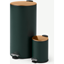 Picture of Cross Flat Top Pedal Bin, 27L & 3L, Forest Green & Copper