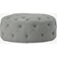 Picture of Hampton Large Round Pouffe, Mountain Grey