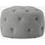 Picture of Hampton Small Round Pouffe, Mountain Grey