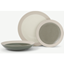 Picture of Jaela 12 Piece Dinner Set, Speckled Sand & Moss Green