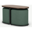 Picture of Marade Table & Ottoman Set, Bay Green