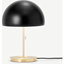 Picture of Collet Table Lamp, Black & Brass