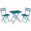 Picture of Rome folding bistro set - teal