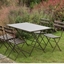 Picture of Rome folding rectangular 4 seat dining set - bronze