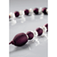Picture of Summer Aubergine Beaded Tie Backs