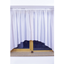 Picture of Mayfair White Lurex Voile Jardiniere