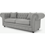 Picture of Branagh 2 Seater Chesterfield Sofa, Pearl Grey