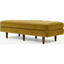 Picture of Scott Ottoman Bench, Gold Cotton Velvet