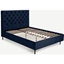 Picture of Skye Double Bed, Royal Blue Velvet