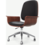 Picture of Saul Office Chair, Walnut and Black