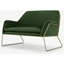 Picture of Frame Loveseat, Grass Cotton Velvet & Brass