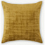 Picture of Tabitha Set of 2 Distressed Velvet Cushions, 45 x 45cm, Dark Saffron Yellow
