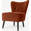 Picture of Charley Accent Armchair, Nutmeg Orange Velvet
