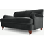 Picture of Orson 2 Seater Sofa, Midnight Grey Velvet
