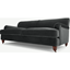 Picture of Orson 3 Seater Sofa, Midnight Grey Velvet