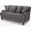 Picture of Orson 2 Seater Sofa, Scatterback, Graphite Grey