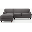 Picture of Orson Left Hand Facing Chaise End Corner Sofa, Graphite Grey