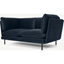 Picture of Wes 2 Seater Sofa, Ocean Blue Velvet