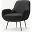 Picture of Moby Accent Armchair, Grey Faux Sheepskin